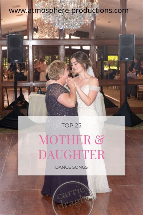 If you choose to have a Mother-daughter dance, then these songs seem to work well Mamas Song Carrie Underwood I hope You Dance Lee Ann Womack Mom Meghan Trainor I Turn To You Christina Aguilera Somebodys Hero Jamie ONeal I Loved Her First Heartland In My Daughters Eyes Martina McBride Because You Loved Me Celine Dion. . Mother daughter dance songs for sweet 16
